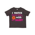 thumbnail image 1 of Inktastic I Watch Basketball with Daddy Boys or Girls Toddler T-Shirt, 1 of 5