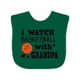 thumbnail image 1 of Inktastic I Watch Basketball with Grandpa Boys Baby Bib, 1 of 4