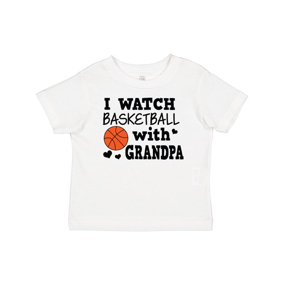 Inktastic I Watch Basketball with Grandpa Boys Baby T-Shirt