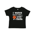 thumbnail image 1 of Inktastic I Watch Basketball with Mama Boys Baby T-Shirt, 1 of 5