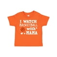 thumbnail image 1 of Inktastic I Watch Basketball with Mama Boys Toddler T-Shirt, 1 of 5