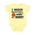 thumbnail image 1 of Inktastic I Watch Basketball with Mommy Boys Baby Bodysuit, 1 of 5