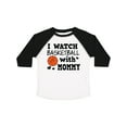 thumbnail image 1 of Inktastic I Watch Basketball with Mommy Boys Toddler T-Shirt, 1 of 5