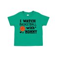 thumbnail image 1 of Inktastic I Watch Basketball with Mommy Boys Toddler T-Shirt, 1 of 5