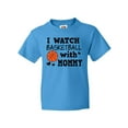 thumbnail image 1 of Inktastic I Watch Basketball with Mommy Youth T-Shirt, 1 of 5