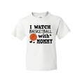 thumbnail image 1 of Inktastic I Watch Basketball with Mommy Youth T-Shirt, 1 of 5