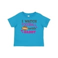thumbnail image 1 of Inktastic I Watch Football with My Daddy Boys or Girls Baby T-Shirt, 1 of 5