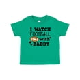 thumbnail image 1 of Inktastic I Watch Football with My Daddy Boys or Girls Baby T-Shirt, 1 of 5