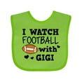 thumbnail image 1 of Inktastic I Watch Football with My Gigi Boys Baby Bib, 1 of 4