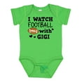 thumbnail image 1 of Inktastic I Watch Football with My Gigi Boys Baby Bodysuit, 1 of 5