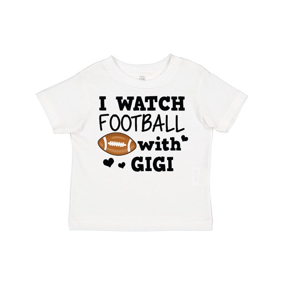 Inktastic I Watch Football with My Gigi Boys Toddler T-Shirt