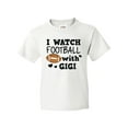 thumbnail image 1 of Inktastic I Watch Football with My Gigi Youth T-Shirt, 1 of 5