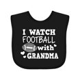 thumbnail image 1 of Inktastic I Watch Football with My Grandma Boys Baby Bib, 1 of 4