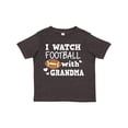thumbnail image 1 of Inktastic I Watch Football with My Grandma Boys Toddler T-Shirt, 1 of 5