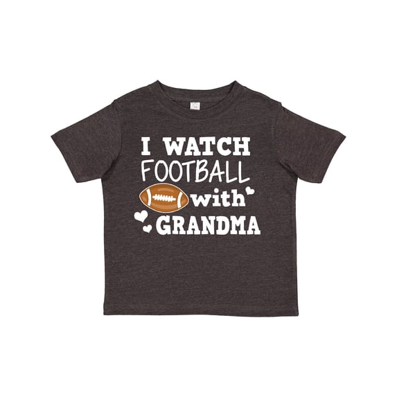 Inktastic I Watch Football with My Grandma Boys Toddler T-Shirt
