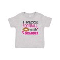thumbnail image 1 of Inktastic I Watch Football with My Grandpa Girls Baby T-Shirt, 1 of 5