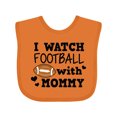 thumbnail image 1 of Inktastic I Watch Football with My Mommy Boys Baby Bib, 1 of 4