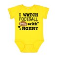 thumbnail image 1 of Inktastic I Watch Football with My Mommy Boys Baby Bodysuit, 1 of 5