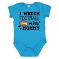 thumbnail image 1 of Inktastic I Watch Football with My Mommy Boys Baby Bodysuit, 1 of 5