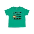thumbnail image 1 of Inktastic I Watch Football with My Mommy Boys Baby T-Shirt, 1 of 5