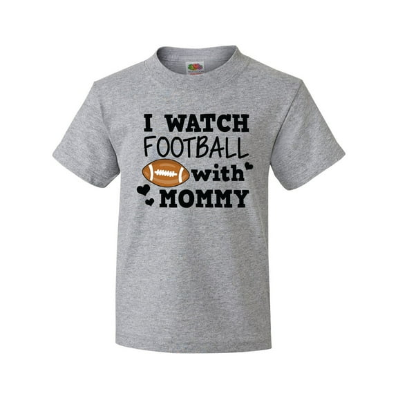 Inktastic I Watch Football with My Mommy Youth T-Shirt