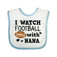 thumbnail image 1 of Inktastic I Watch Football with My Nana Boys Baby Bib, 1 of 4