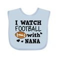 thumbnail image 1 of Inktastic I Watch Football with My Nana Boys Baby Bib, 1 of 4