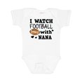 thumbnail image 1 of Inktastic I Watch Football with My Nana Boys Baby Bodysuit, 1 of 5