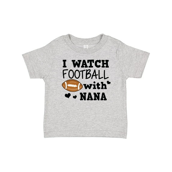 Inktastic I Watch Football with My Nana Boys Baby T-Shirt