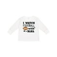 thumbnail image 1 of Inktastic I Watch Football with My Nana Boys Long Sleeve Toddler T-Shirt, 1 of 5