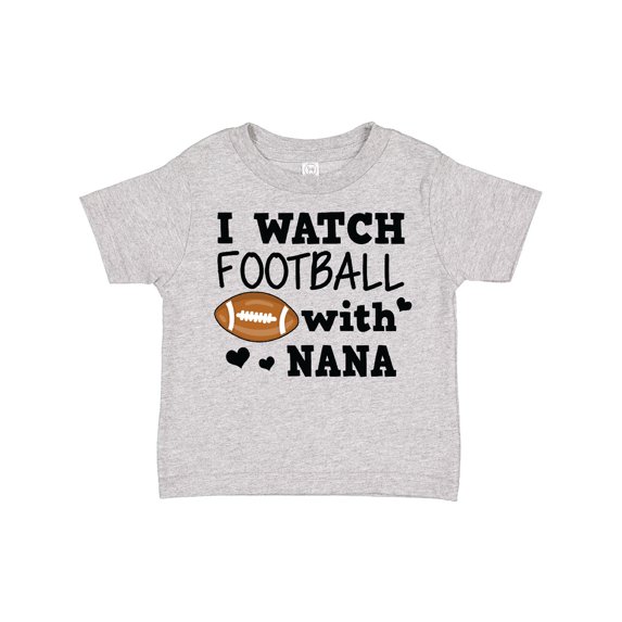 Inktastic I Watch Football with My Nana Boys Toddler T-Shirt