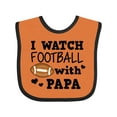 thumbnail image 1 of Inktastic I Watch Football with My Papa Boys Baby Bib, 1 of 4