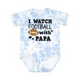 thumbnail image 1 of Inktastic I Watch Football with My Papa Boys Baby Bodysuit, 1 of 5