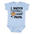 thumbnail image 1 of Inktastic I Watch Football with My Papa Boys Baby Bodysuit, 1 of 5