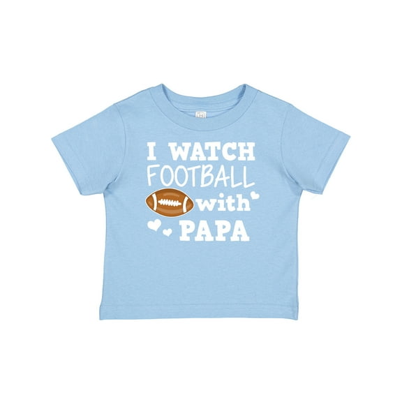 Inktastic I Watch Football with My Papa Boys Baby T-Shirt