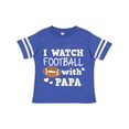 thumbnail image 1 of Inktastic I Watch Football with My Papa Boys Toddler T-Shirt, 1 of 5