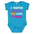 thumbnail image 1 of Inktastic I Watch Football with My Papa Girls Baby Bodysuit, 1 of 5