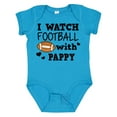 thumbnail image 1 of Inktastic I Watch Football with My Pappy Boys Baby Bodysuit, 1 of 5