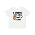 thumbnail image 1 of Inktastic I Watch Football with My Pappy Boys Baby T-Shirt, 1 of 5