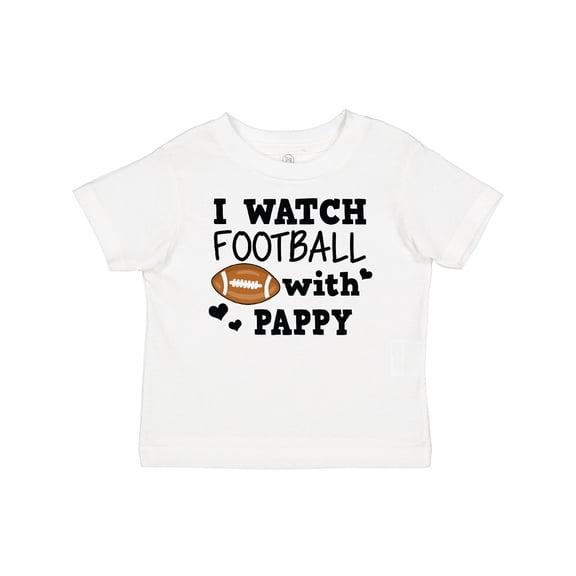 Inktastic I Watch Football with My Pappy Boys Baby T-Shirt