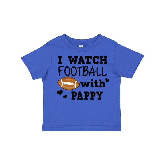 Inktastic I Watch Football with My Pappy Boys Toddler T-Shirt