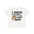 thumbnail image 1 of Inktastic I Watch Football with My Pappy Boys Toddler T-Shirt, 1 of 5