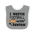 thumbnail image 1 of Inktastic I Watch Football with My Pawpaw Boys Baby Bib, 1 of 4