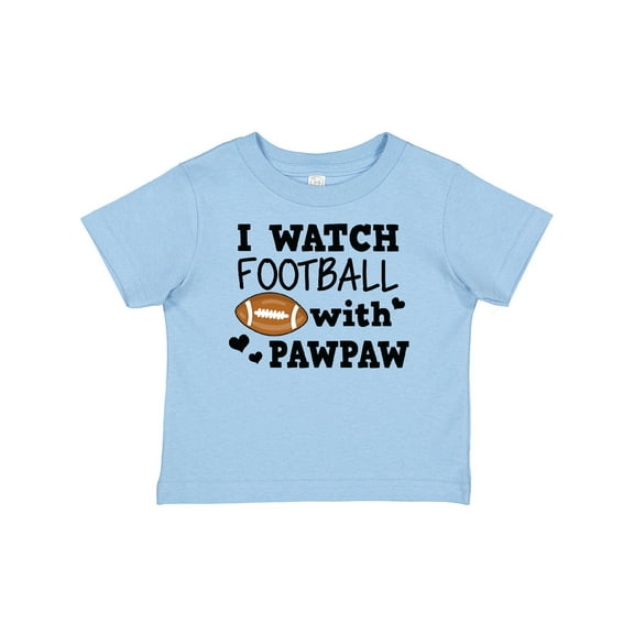 Inktastic I Watch Football with My Pawpaw Boys Baby T-Shirt