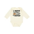 thumbnail image 1 of Inktastic I Watch Football with My Pawpaw Boys Long Sleeve Baby Bodysuit, 1 of 5