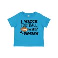 thumbnail image 1 of Inktastic I Watch Football with My Pawpaw Boys Toddler T-Shirt, 1 of 5