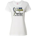 thumbnail image 1 of Inktastic I Wear Blue and Yellow for Myself- Down Syndrome Awareness Women's T-Shirt, 1 of 5