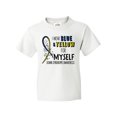 thumbnail image 1 of Inktastic I Wear Blue and Yellow for Myself- Down Syndrome Awareness Youth T-Shirt, 1 of 5