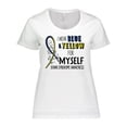 thumbnail image 1 of Inktastic I Wear Blue and Yellow for Myself- Down Syndrome awareness Women's Plus Size T-Shirt, 1 of 5