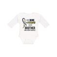 thumbnail image 1 of Inktastic I Wear Blue and Yellow for my Brother- Down Syndrome awareness Boys or Girls Long Sleeve Baby Bodysuit, 1 of 5
